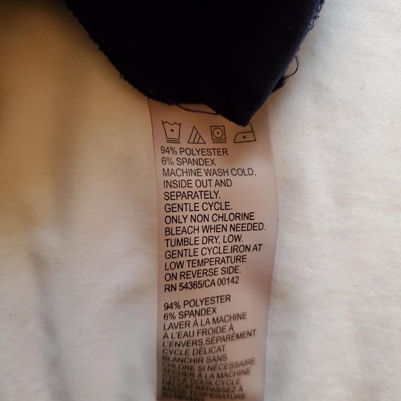 TanJay Women's Navy Blue Top Plus size 2X - Picture 4 of 4